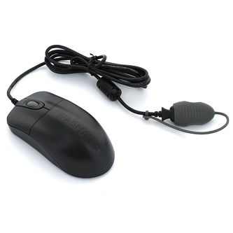 Seal Shield WASHABLE MOUSE SCROLL WHEEL BLACK